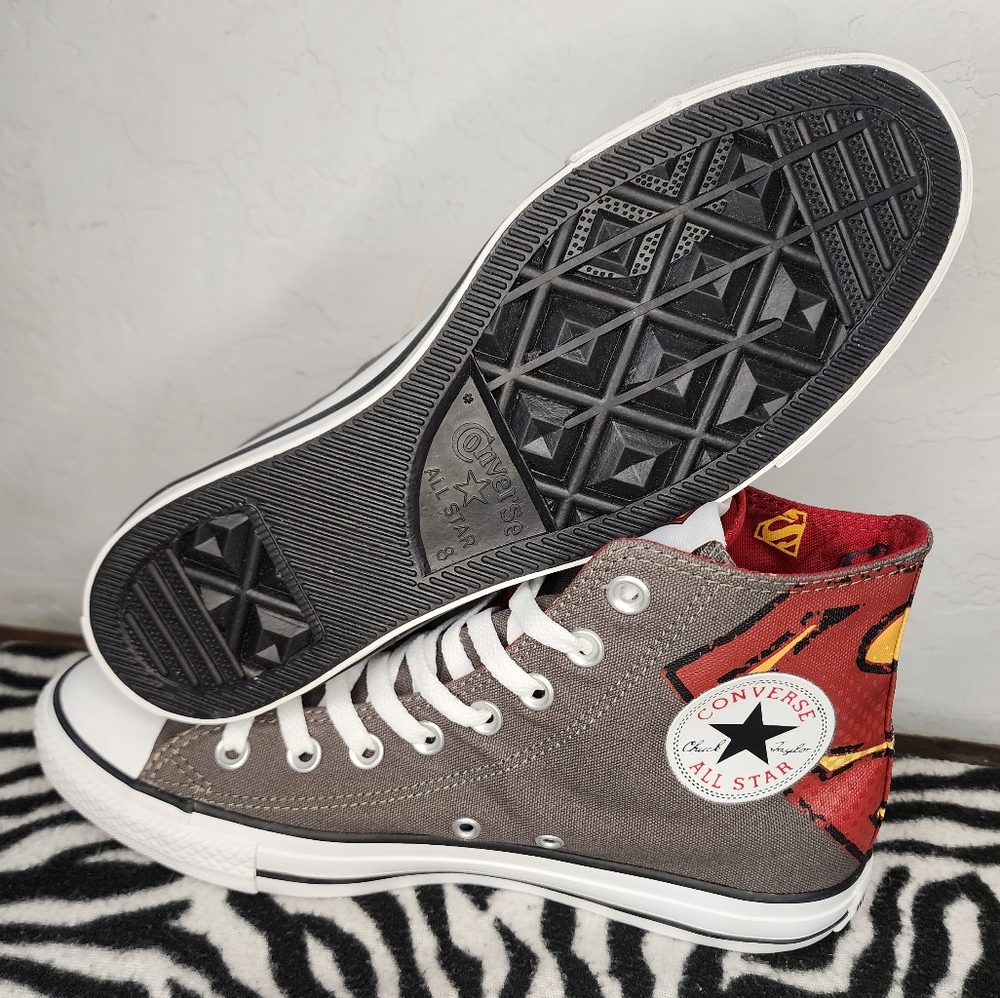 NEW Converse All Star Superman Men 8/Women 10 - Picture 10 of 11